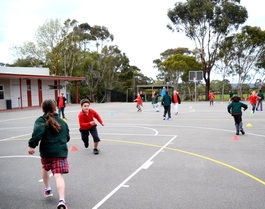 PE activities at Blackwood Primary School